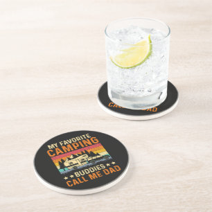 My Favourite Camping - Buddies Call Me Dad Coaster