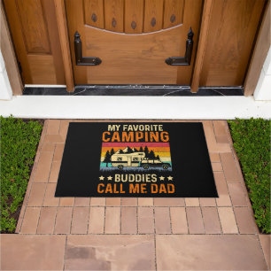 My Favourite Camping - Buddies Call Me Dad Doormat