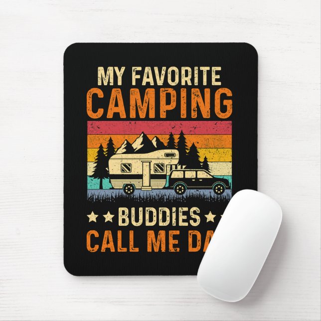 My Favourite Camping - Buddies Call Me Dad Mouse Pad (With Mouse)