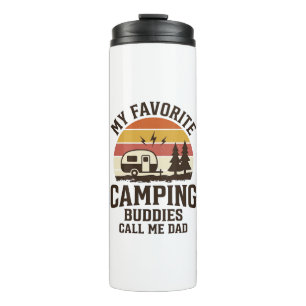 My Favourite Camping Buddies Call Me Dad Vector De Thermal Tumbler