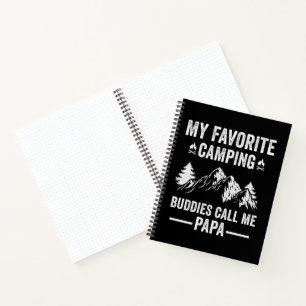 My Favourite Camping - Buddies Call Me Papa Notebook