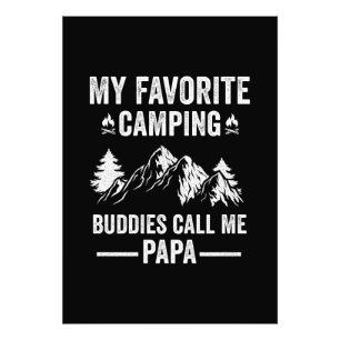 My Favourite Camping - Buddies Call Me Papa Photo Print