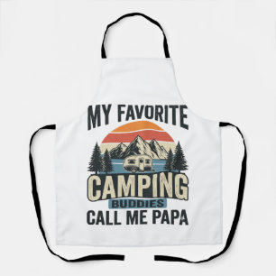 My Favourite Camping Buddies Call Me Papa Shirt_1 Apron