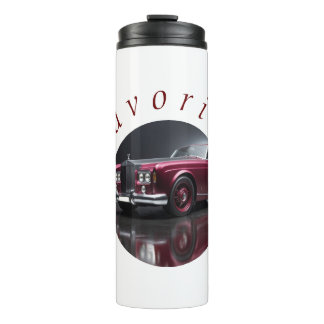 My Favourite Car. Your photo in circle. Thermal Tumbler