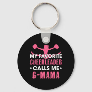 My Favourite Cheerleader Calls Me G Mama Cheerlead Key Ring