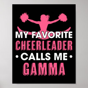 My Favourite Cheerleader Calls Me Gamma Cheerleadi Poster