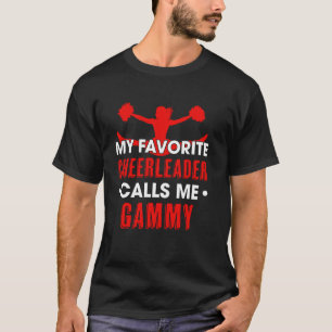 My Favourite Cheerleader Calls Me Gammy Cheerleadi T-Shirt