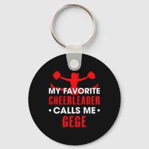 My Favourite Cheerleader Calls Me Gege Cheerleadin Key Ring