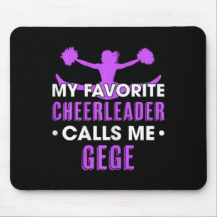 My Favourite Cheerleader Calls Me Gege Cheerleadin Mouse Pad