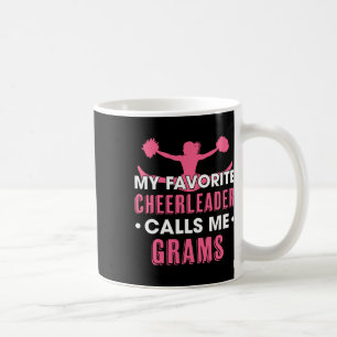 My Favourite Cheerleader Calls Me Grams Cheerleadi Coffee Mug