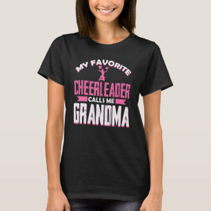 My Favourite Cheerleader Calls Me Grandma Cute Che T-Shirt