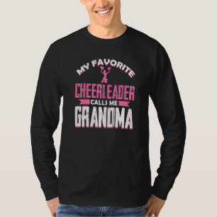 My Favourite Cheerleader Calls Me Grandma Cute Che T-Shirt