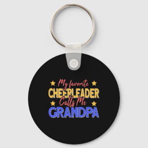 My Favourite Cheerleader Calls Me Grandpa Cheerlea Key Ring