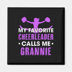 My Favourite Cheerleader Calls Me Grannie Cheerlea Magnet