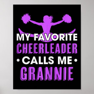 My Favourite Cheerleader Calls Me Grannie Cheerlea Poster