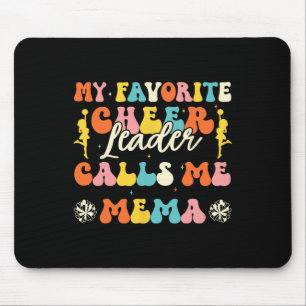 My Favourite Cheerleader Calls Me Mema Cheerleadin Mouse Pad