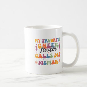 My Favourite Cheerleader Calls Me Memaw Cheerleadi Coffee Mug