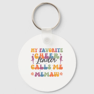 My Favourite Cheerleader Calls Me Memaw Cheerleadi Key Ring