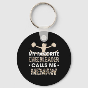 My Favourite Cheerleader Calls Me Memaw Cheerleadi Key Ring