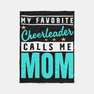 My Favourite Cheerleader Calls Me Mum, Cheerleader Fleece Blanket