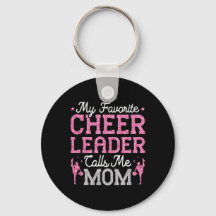 My Favourite Cheerleader Calls Me Mum Cheerleading Key Ring