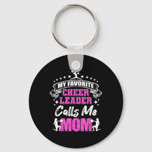 My Favourite Cheerleader Calls Me Mum Cheerleading Key Ring