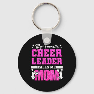 My Favourite Cheerleader Calls Me Mum Cheerleading Key Ring