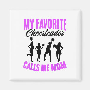 My Favourite Cheerleader Calls Me Mum Cheerleading Magnet