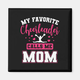 My Favourite Cheerleader Calls Me Mum Cheerleading Magnet