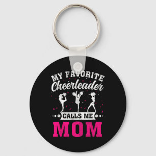 My Favourite Cheerleader Calls Me Mum Mother's Day Key Ring