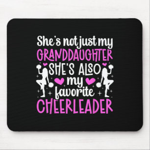 My Favourite Cheerleader Nana Cheer Nana Cheerlead Mouse Pad
