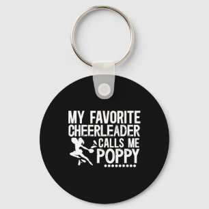 My Favourite Cheerleader Poppy Cheer Poppy Grandpa Key Ring