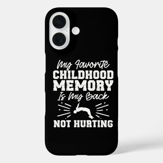My favourite childhood memory - Sarcastic Quote Case-Mate iPhone Case (Back)