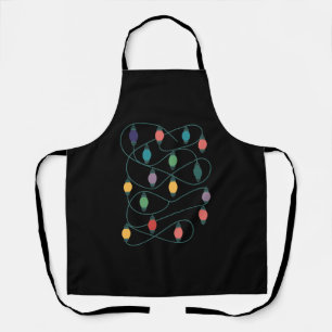 My Favourite Colour Is Christmas Lights Funny Paja Apron
