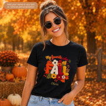 My Favourite Colour is Fall Personalised Womens