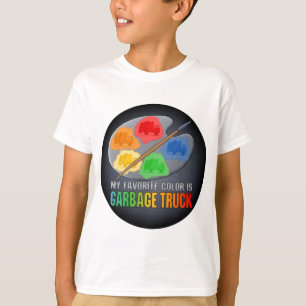 My Favourite Colour Is Garbage Truck Kids T-Shirt