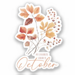 My Favourite Colour Is October –Autumn Leaves & Pi