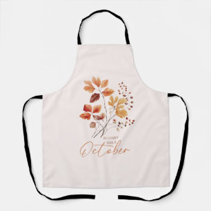 My Favourite Colour Is October –Autumn Leaves & Pi Apron