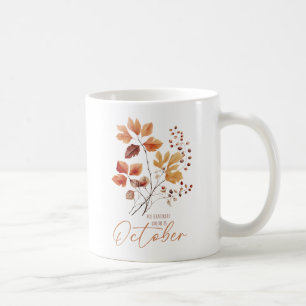 My Favourite Colour Is October –Autumn Leaves & Pi Coffee Mug