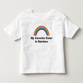 My Favourite Colour Is Rainbow Toddler T-Shirt