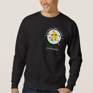 My Favourite Conspiracy Design (dark version) Sweatshirt