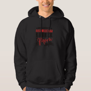 My Favourite Cross Country Runner Calls Me Mum fun Hoodie