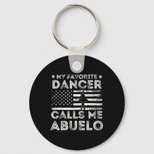 My Favourite Dancer Calls Me Abuelo Dance Ballet F Key Ring