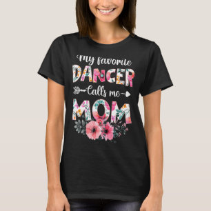 My Favourite Dancer Calls Me Mum  Dancing Mum Moth T-Shirt