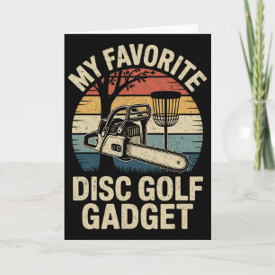 My Favourite Disc Golf Gadget Funny Disc Golf _1 Card