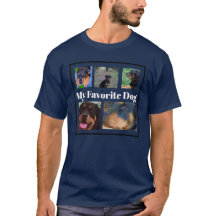My Favourite Dog Create Your Own 6-place T-Shirt