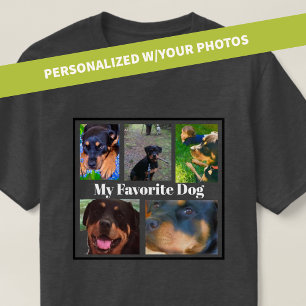 My Favourite Dogs Create Your Own 5-place  T-Shirt