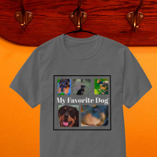 My Favourite Dogs Create Your Own 6-place  T-Shirt