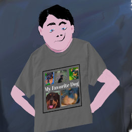 My Favourite Dogs Create Your Own 6-place T-Shirt