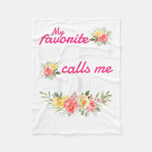 My Favourite Electrical Engineer Calls Me Mum Fleece Blanket